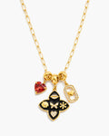 Midnight Lucky Charm Necklace