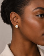 Mirelle Pearl Frame Earrings