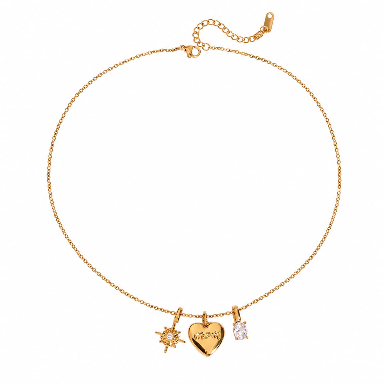 Amora Mom Heart Necklace