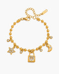 Moonlit Promise Charm Bracelet