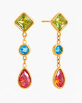 Mosaic Prism Drop Earrings