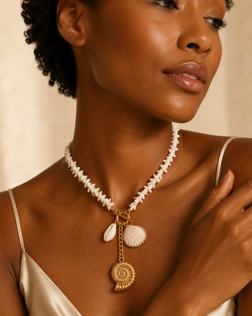 Nautilus Shoreline Shell Necklace