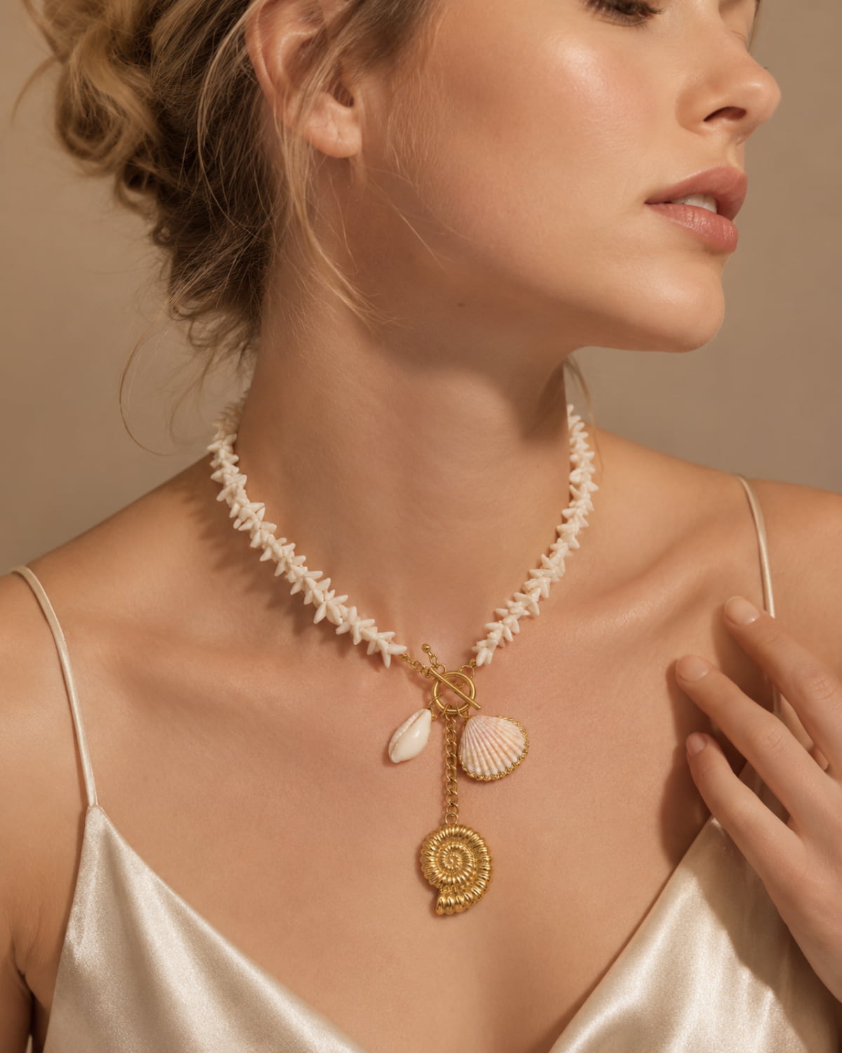 Nautilus Shoreline Shell Necklace
