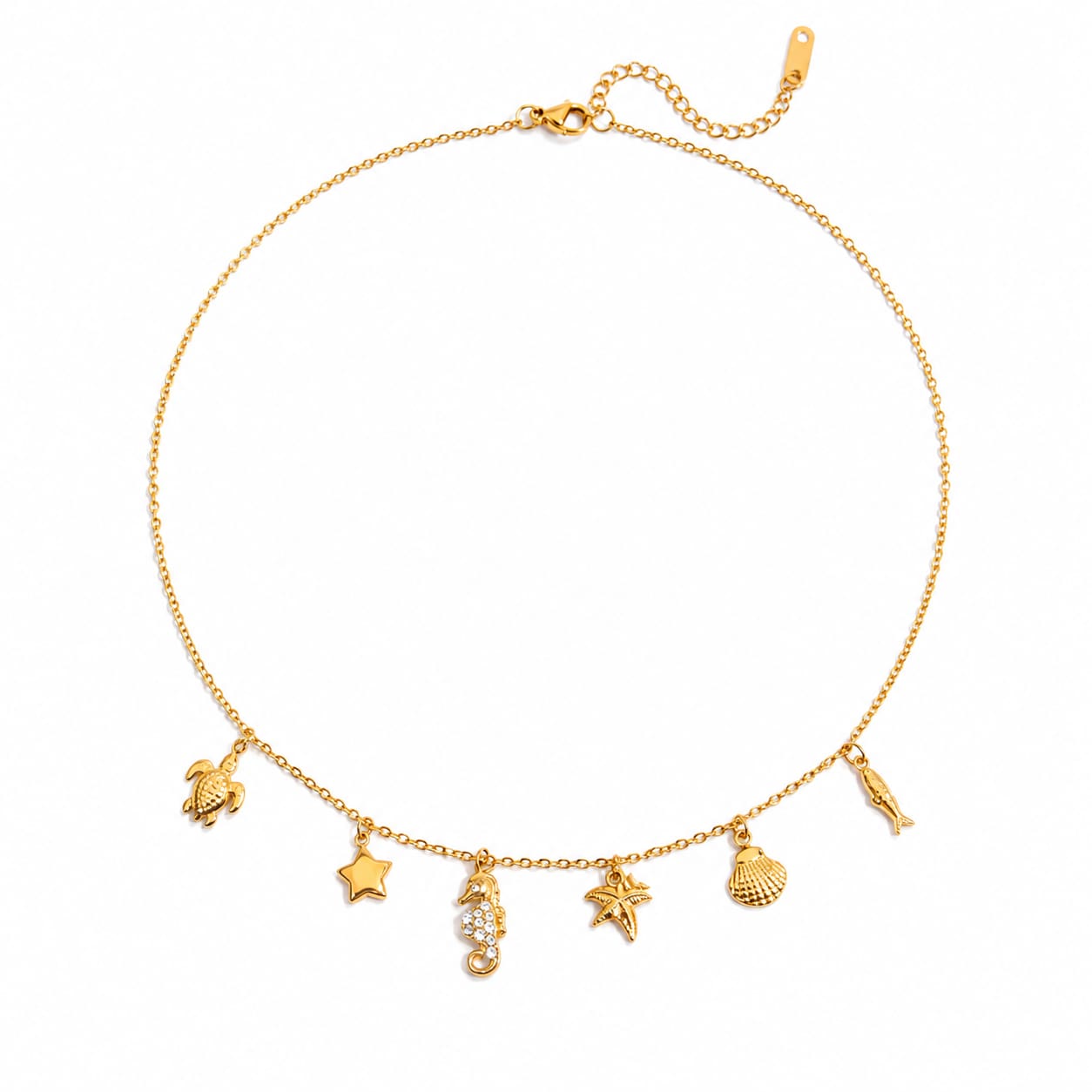Tropical Marine Charm Choker
