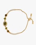 Olive Gleam Tennis Bracelet