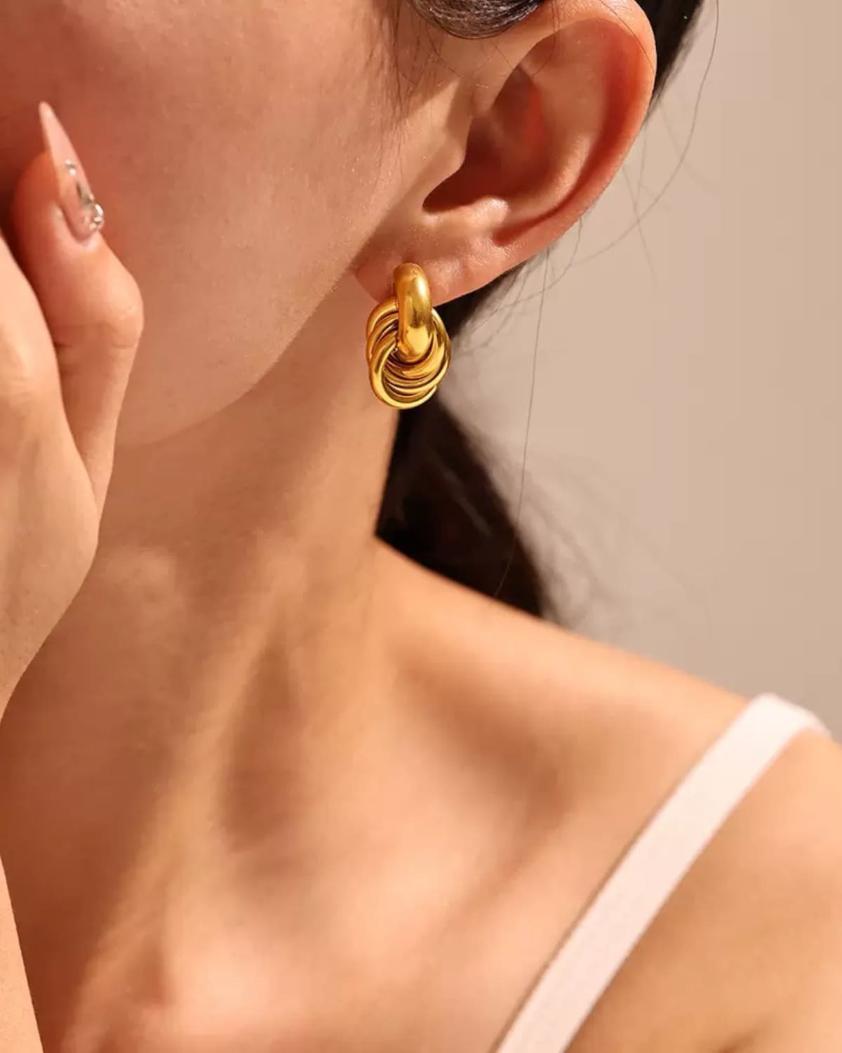 Orlena Sculpted Knot Earrings