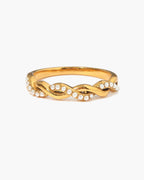 Pearl Twist Ring