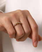 Pearl Twist Ring