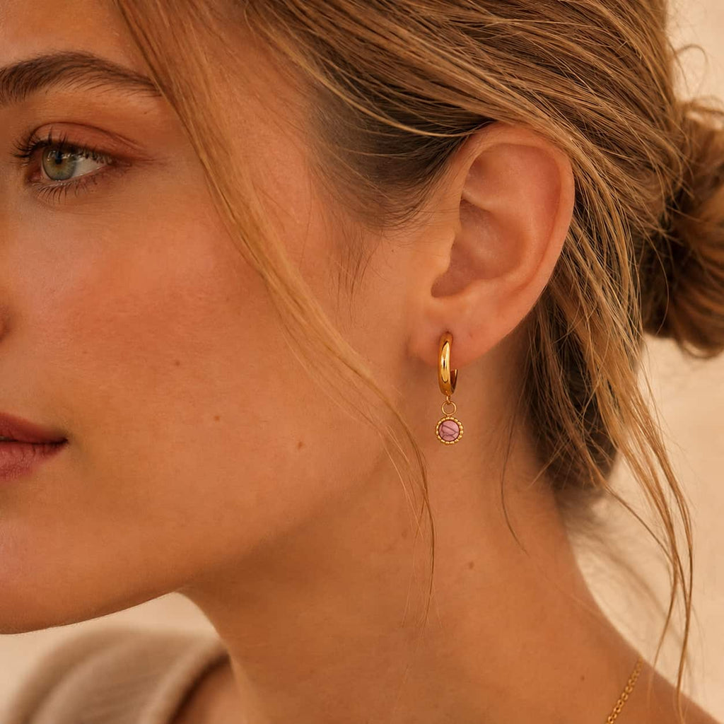 Roselle Charm Earrings