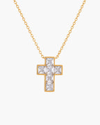 Vergoldetes Grace Kreuz Kette