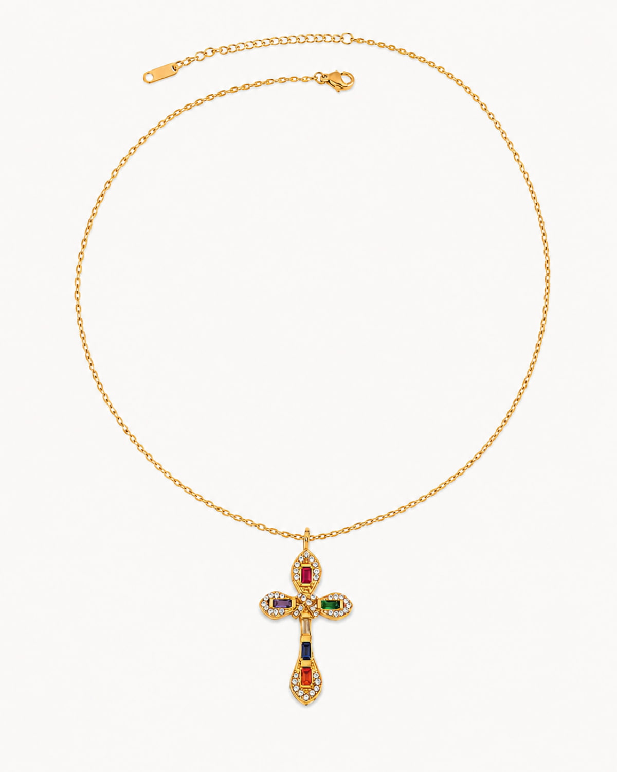 Regalia Cross Necklace