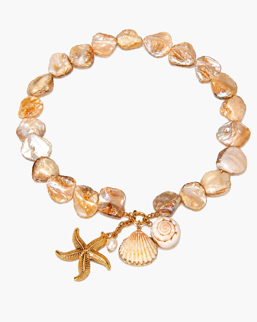 Seashell Cove Baroque Necklace