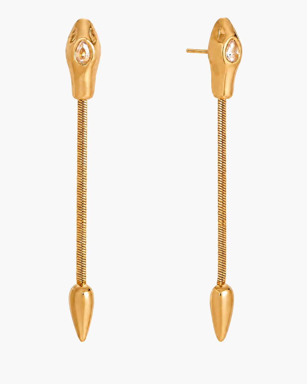 Seraphine Knot Drop Earrings