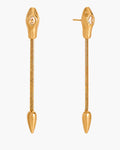 Seraphine Knot Drop Earrings