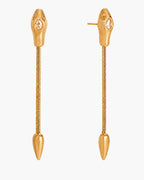 Boucles d'oreilles pendantes Seraphine Knot