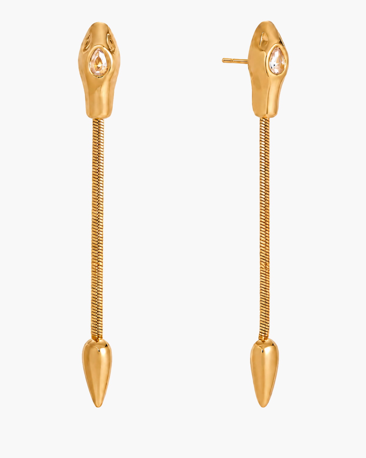 Seraphine Knot Drop Earrings