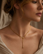 Seraphine Knoten-Lariat-Halskette