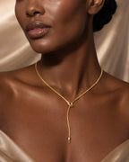 Seraphine Knoten-Lariat-Halskette