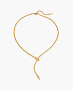 Seraphine Knoten-Lariat-Halskette