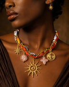 Foulard Ras-de-cou Solara Sunburst