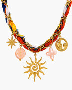 Foulard Ras-de-cou Solara Sunburst