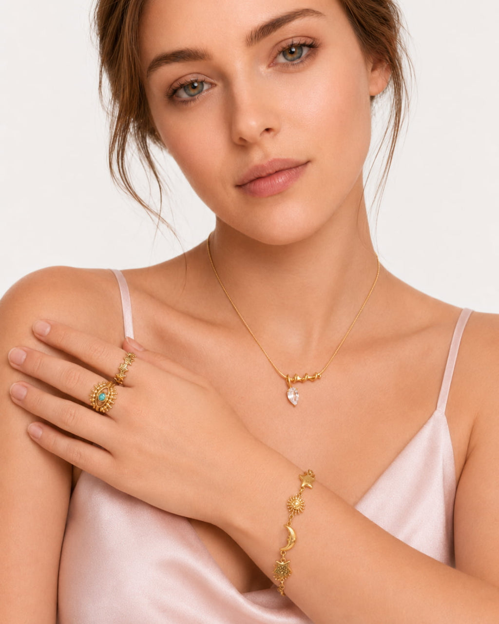 Solaris Celestial Charm Bracelet