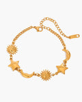Solaris Celestial Charm Bracelet