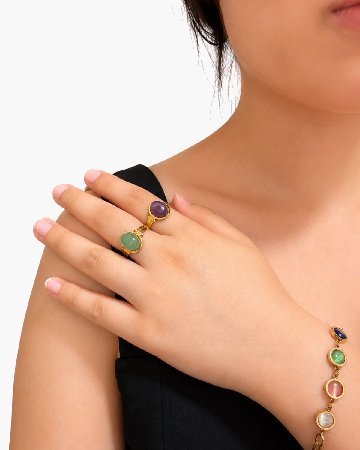 Solstice Stone Ring