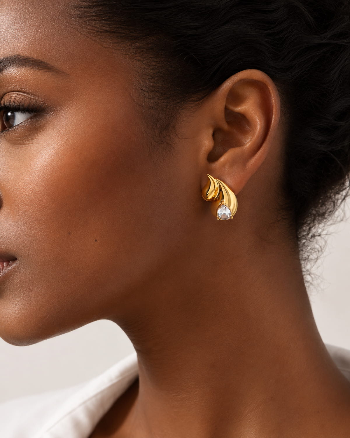 Sorelle Crystal Flame Earrings