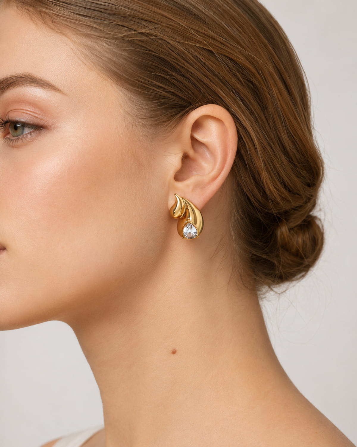 Sorelle Crystal Flame Earrings