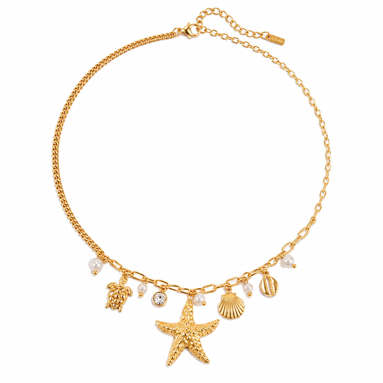Starfish Cove Charm Necklace