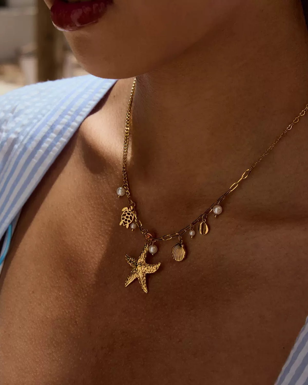 Starfish Cove Charm Necklace