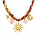 Solara Sunburst Scarf Choker