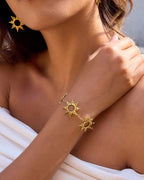 Sunburst Charm Bracelet
