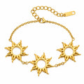 Sunburst Charm Bracelet