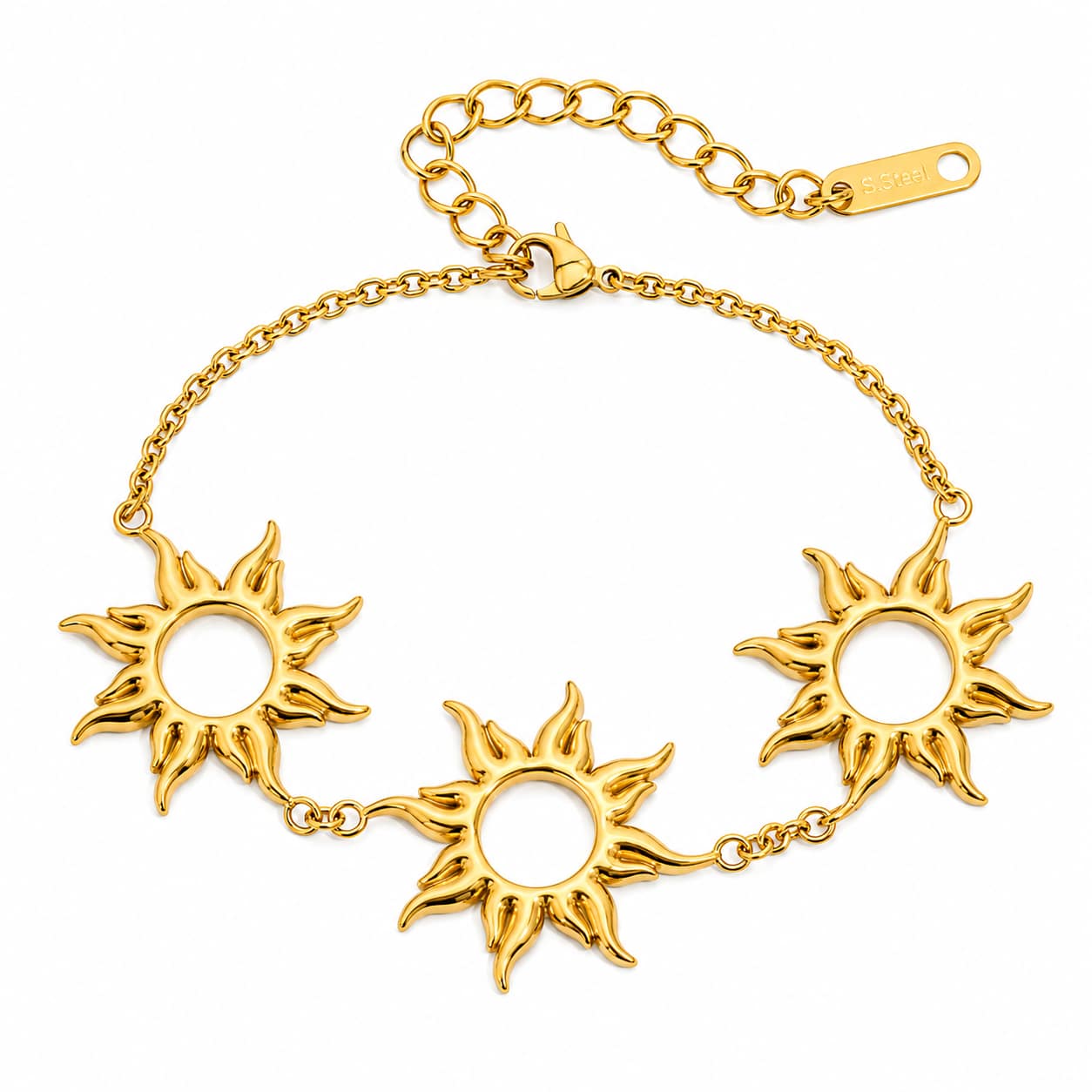 Sunburst Charm Bracelet