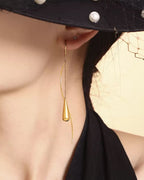 Teardrop Threader Earrings
