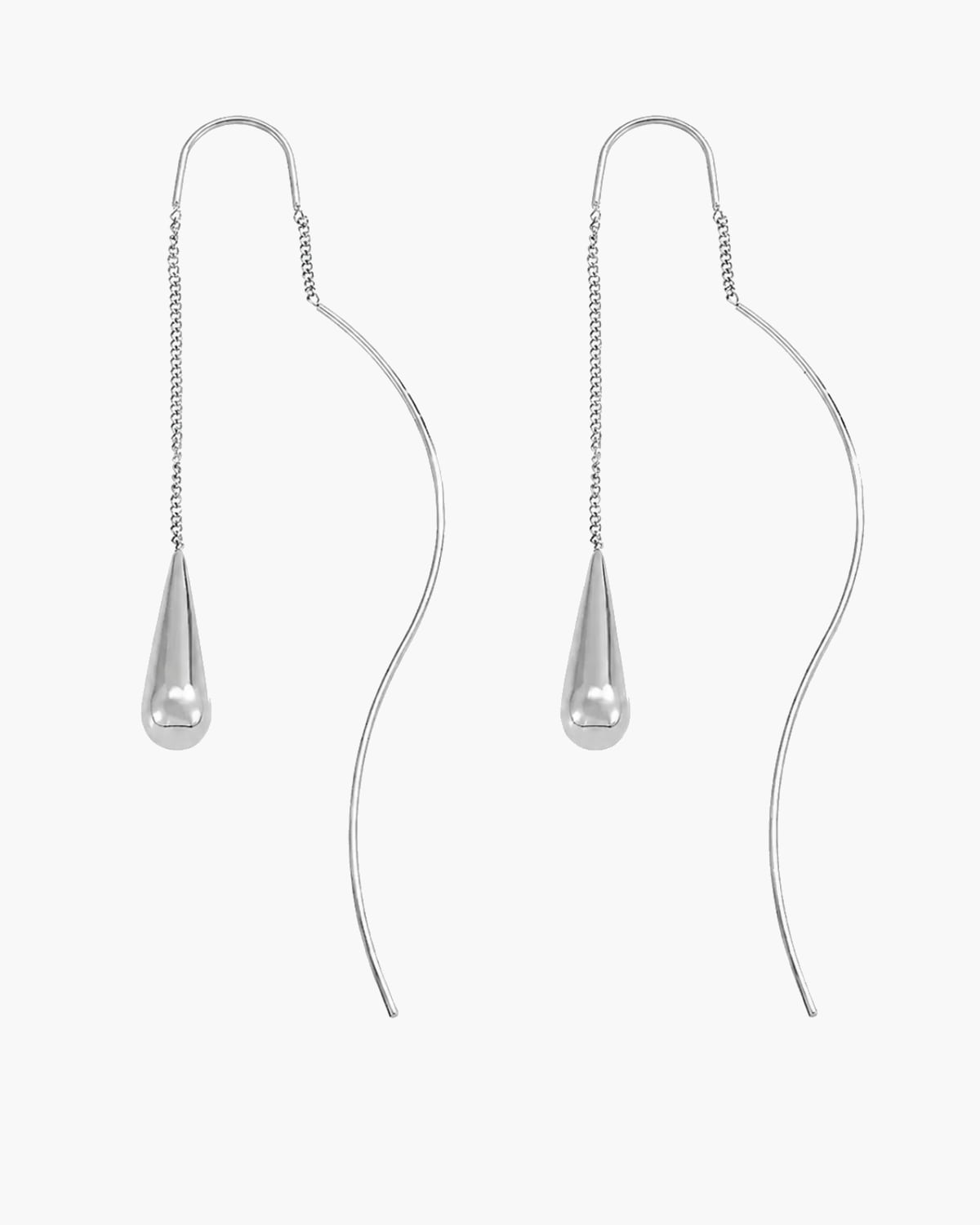 Teardrop Threader Earrings