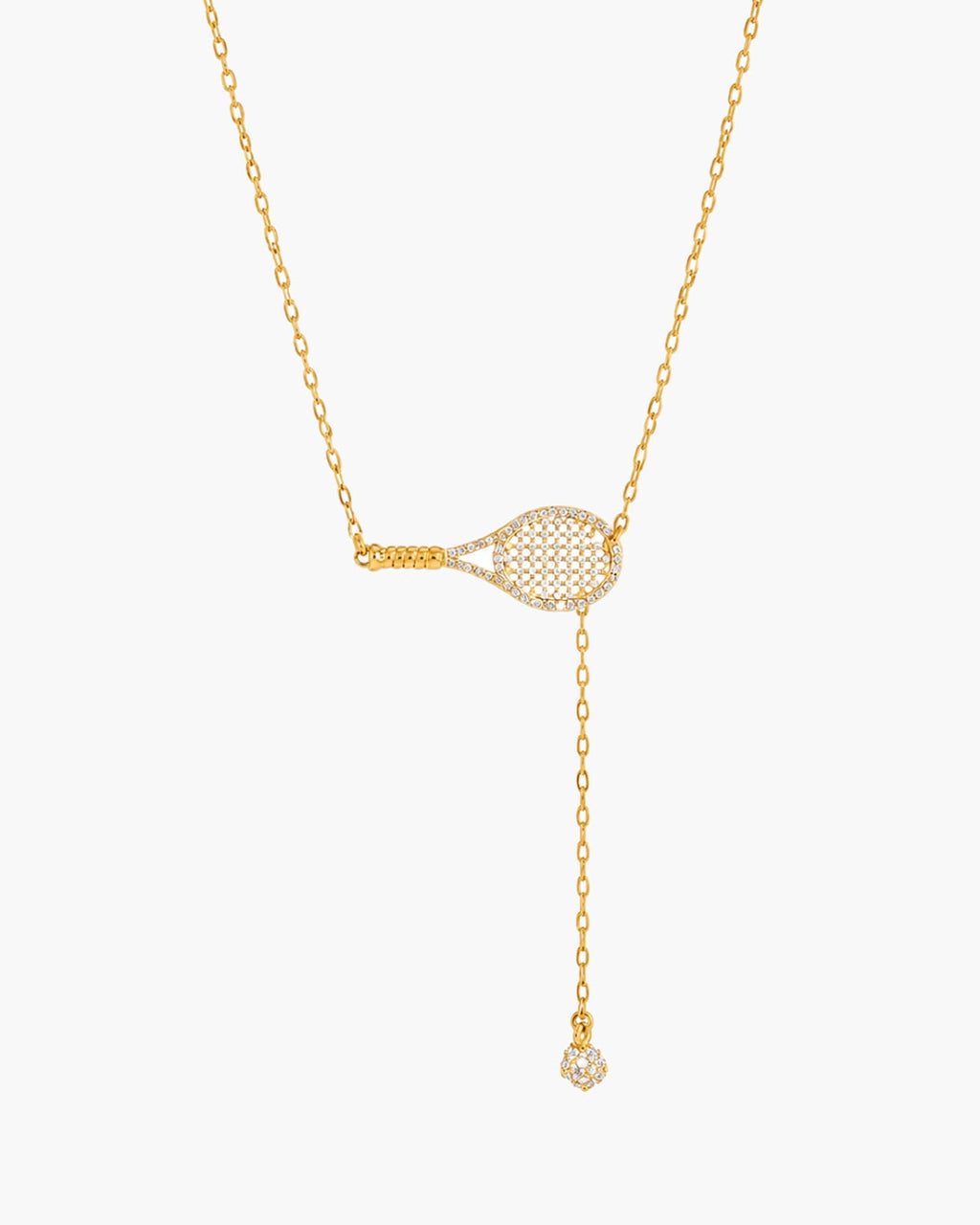 Tennis Racket Necklace