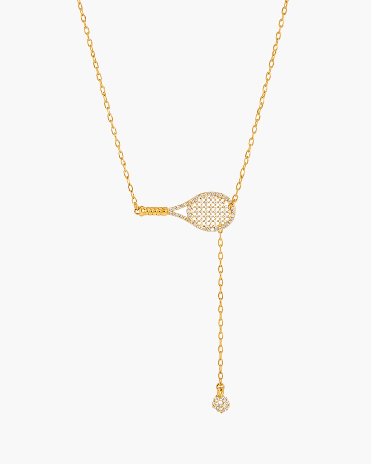 Tennis Racket Necklace