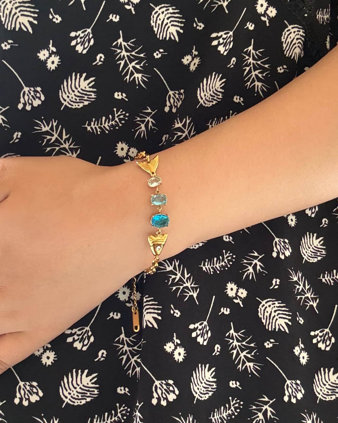 Tidal Koi Crystal Bracelet