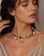 Tropischer Sonnen-Schal-Choker