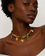 Tropischer Sonnen-Schal-Choker