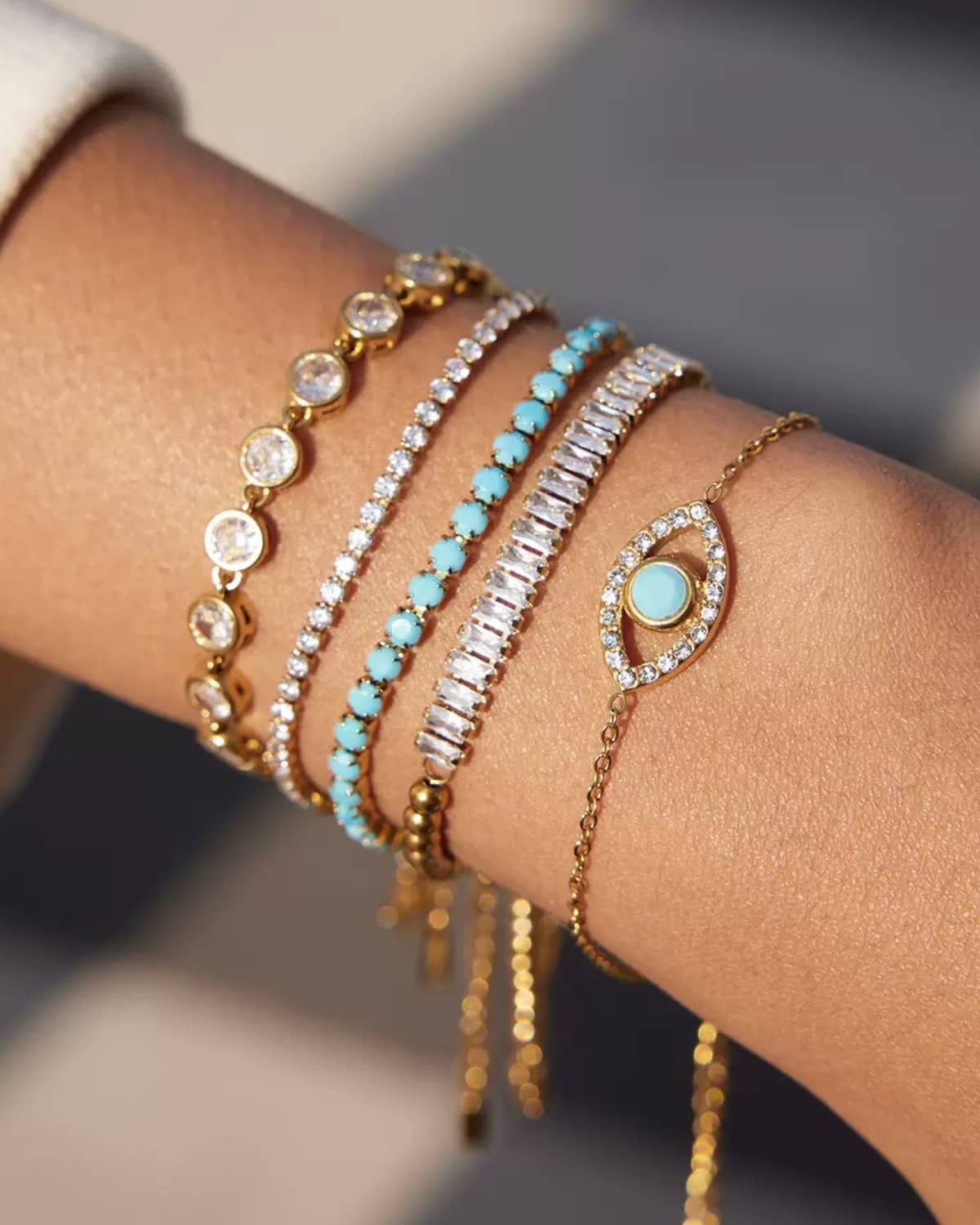 Turquoise Tennis Bracelet