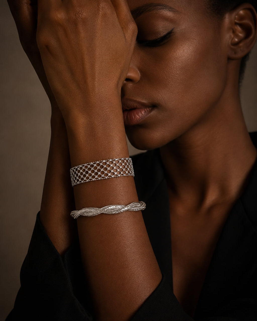 Twist Sparkle Chain Bracelet