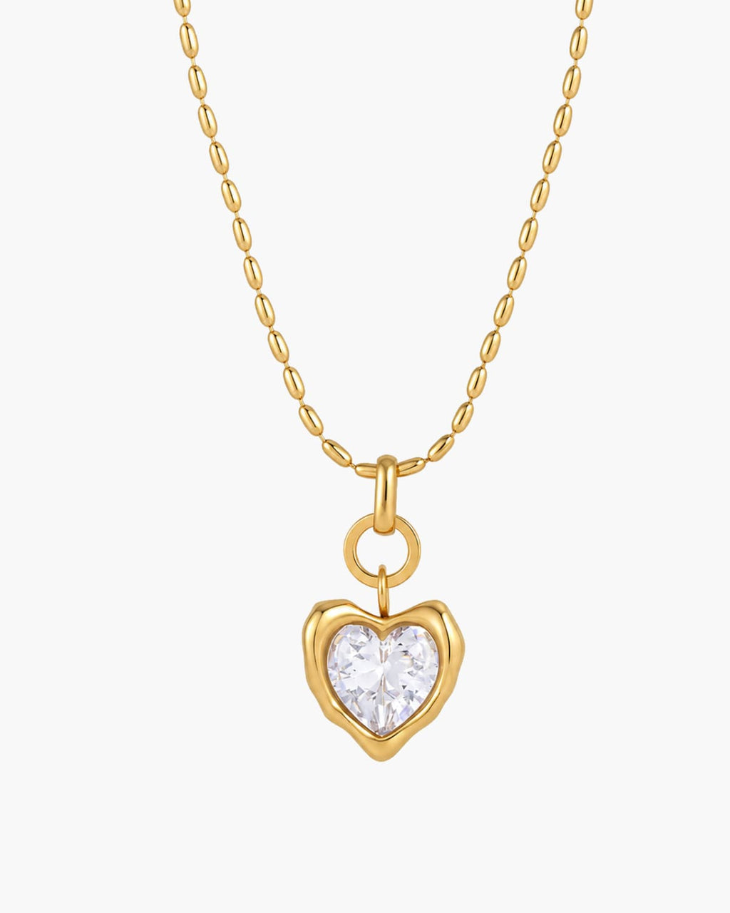 Valenne Crystal Heart Necklace
