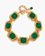 Verdant Green Glasgliederarmband