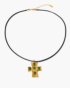 Verde-Relikt-Kreuz-Halskette