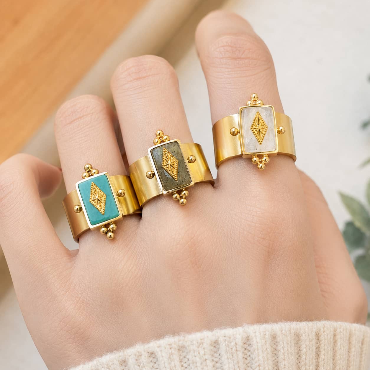 Sahara Talisman Ring