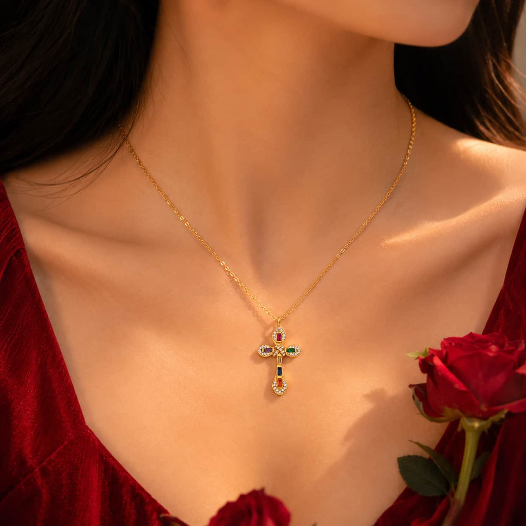 Regalia Cross Necklace